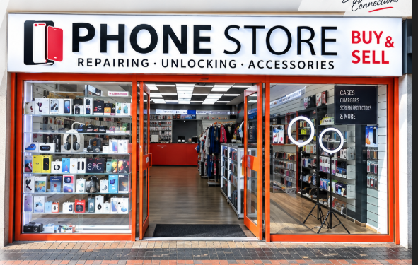 Phone Shop Birkenhead walk-in store at 16 Borough Pavement, Grange Precinct